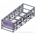 Sistema inteligente de almacenamiento de rollos textiles